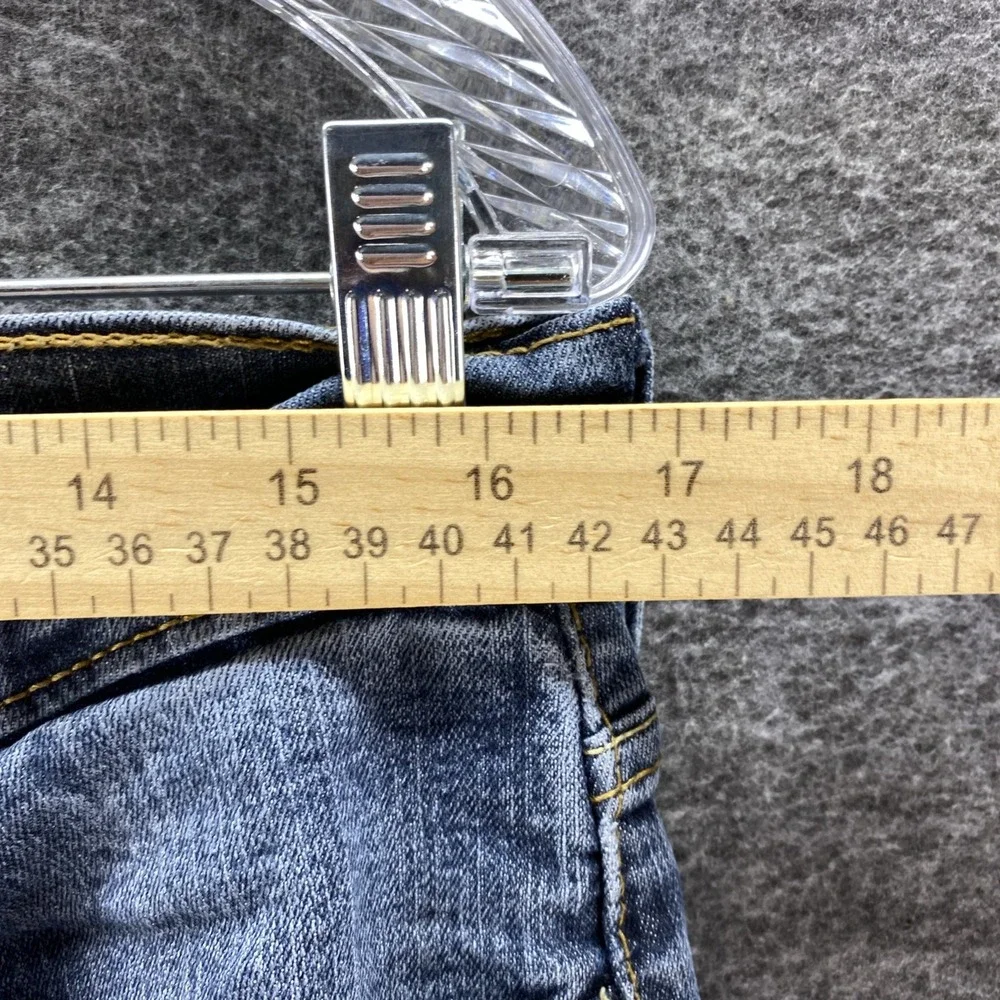 Levis Jeans Mens 34x30‎ Blue Athletic Mid Rise Denim Stretch Western Straight